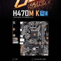 GIGABYTE H470M K 3200Mhz O.C DDR4 HDMI PCIe 16X v3.0 1200p v2 mATX -H410 ve H510 Uyumlu
